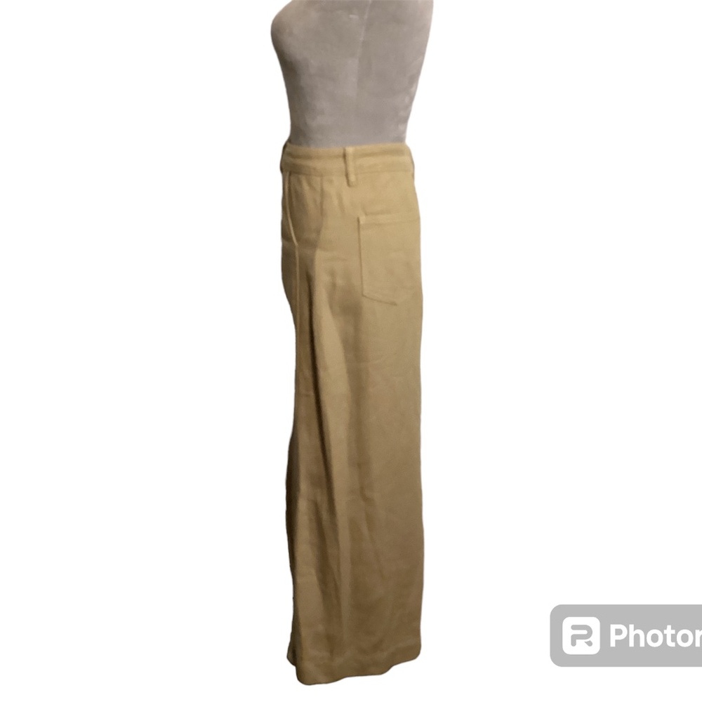 Classic Tan Maxi Skirt - Minimal A-Line Style - Picture 2 of 9